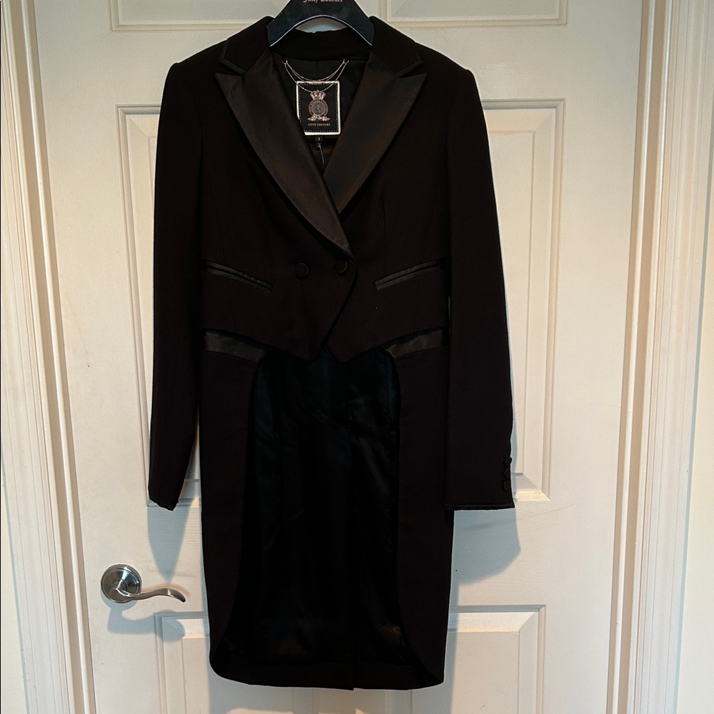 Elegant Black Tailcoat Jacket